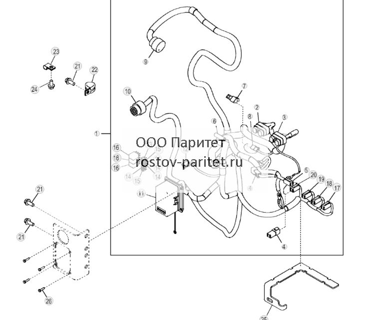Machine Wiring Harness, Integrated Grade Control (IGC) - ST10621 148.jpg